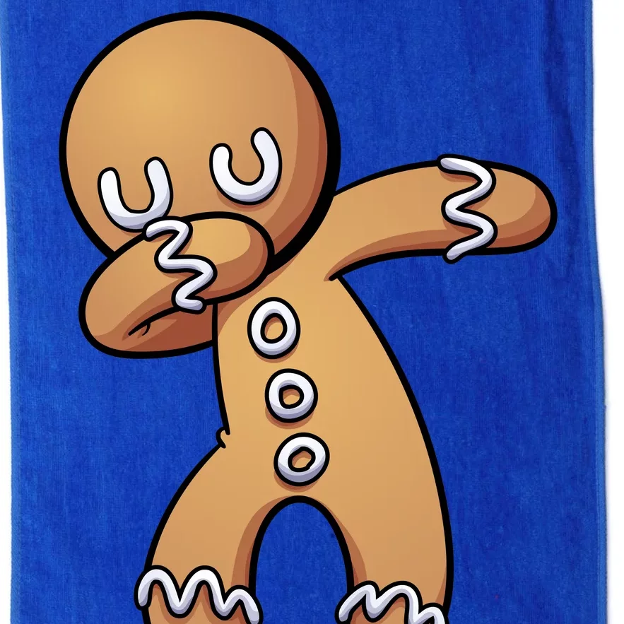 Dabbing Gingerbread Man Christmas Platinum Collection Golf Towel