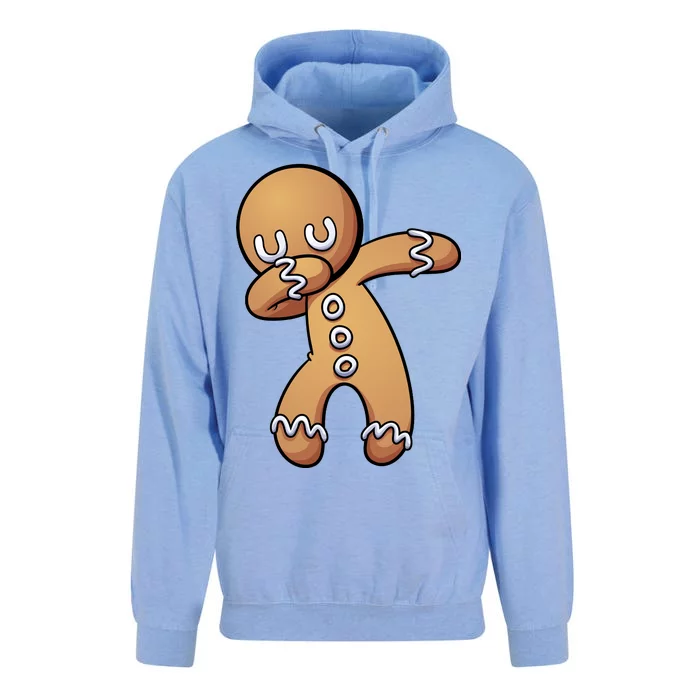 Dabbing Gingerbread Man Christmas Unisex Surf Hoodie