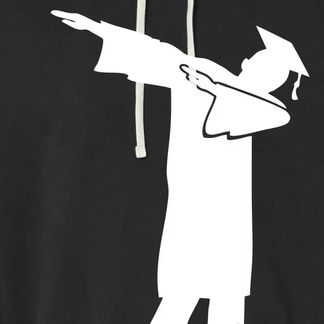 Dabbing Graduate Funny Graduation Garment-Dyed Fleece Hoodie