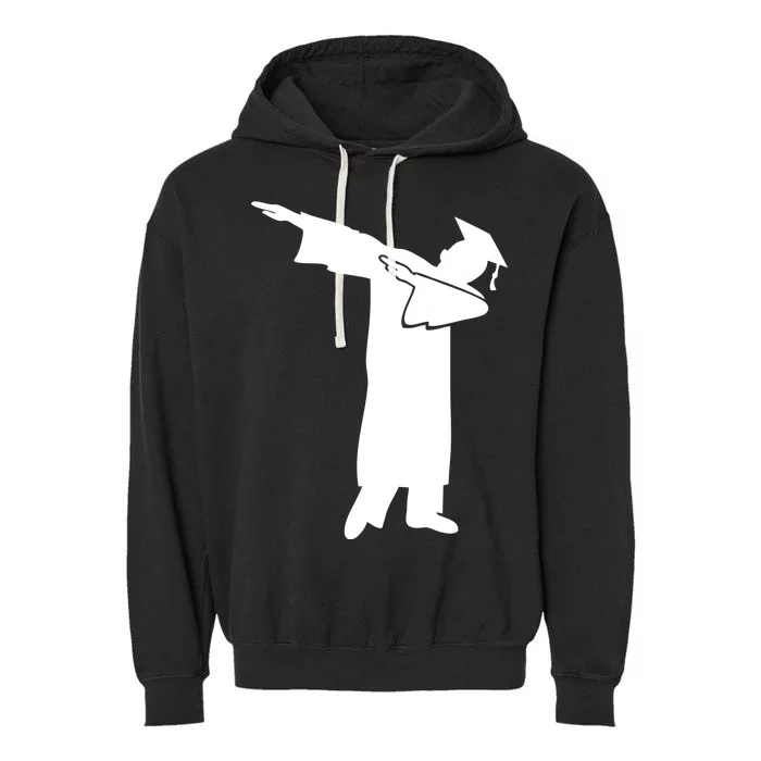 Dabbing Graduate Funny Graduation Garment-Dyed Fleece Hoodie