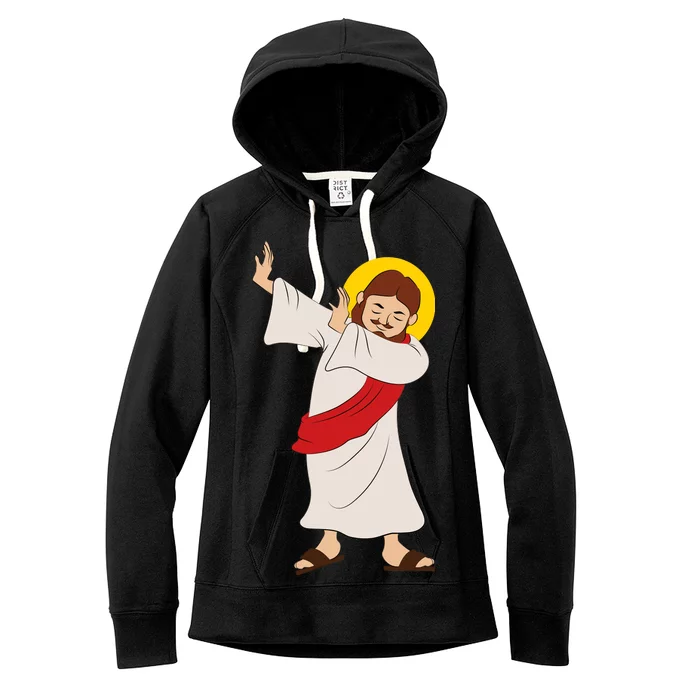 Dabbing Jesus Women's Fleece Hoodie