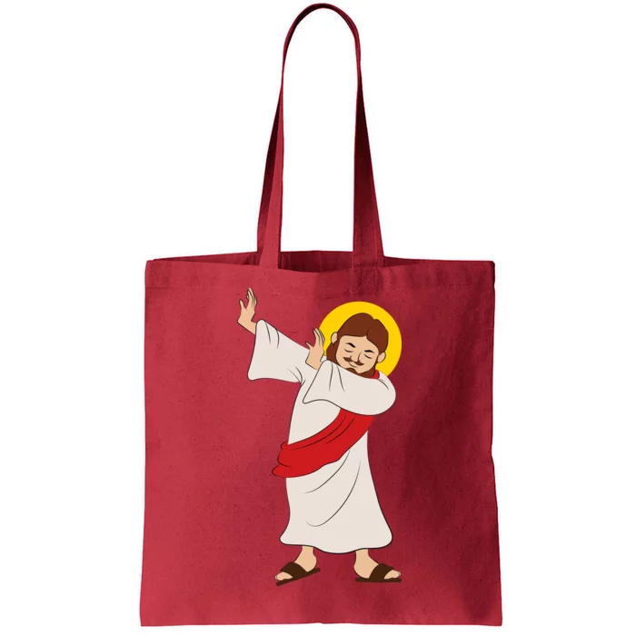 Dabbing Jesus Tote Bag