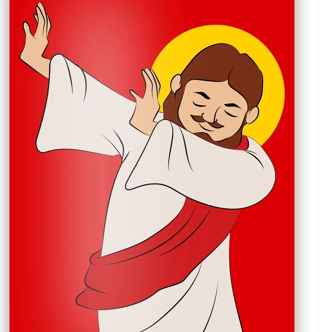 Dabbing Jesus Poster