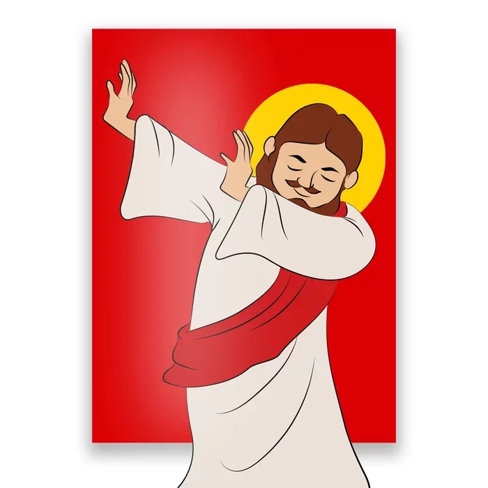 Dabbing Jesus Poster