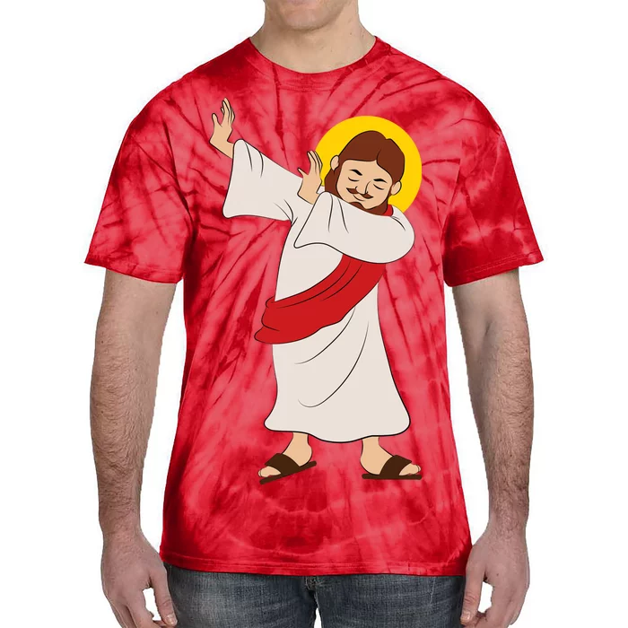 Dabbing Jesus Tie-Dye T-Shirt