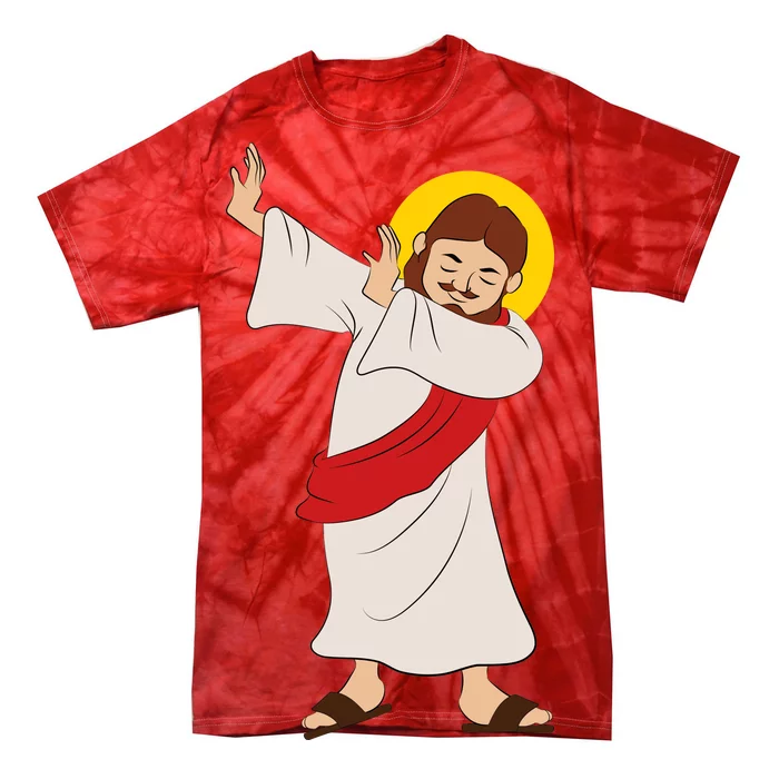 Dabbing Jesus Tie-Dye T-Shirt