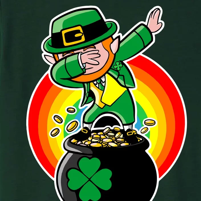 Dabbing Leprechaun Funny Irish Dab St. Patrick's Day ChromaSoft Performance T-Shirt