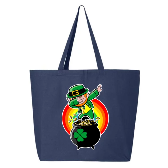 Dabbing Leprechaun Funny Irish Dab St. Patrick's Day 25L Jumbo Tote