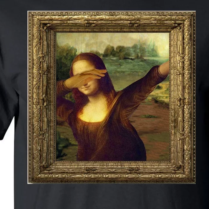 Dabbing Mona Lisa Tall T-Shirt