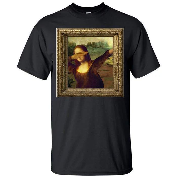 Dabbing Mona Lisa Tall T-Shirt