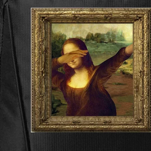 Dabbing Mona Lisa City Backpack