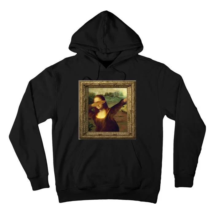 Dabbing Mona Lisa Tall Hoodie