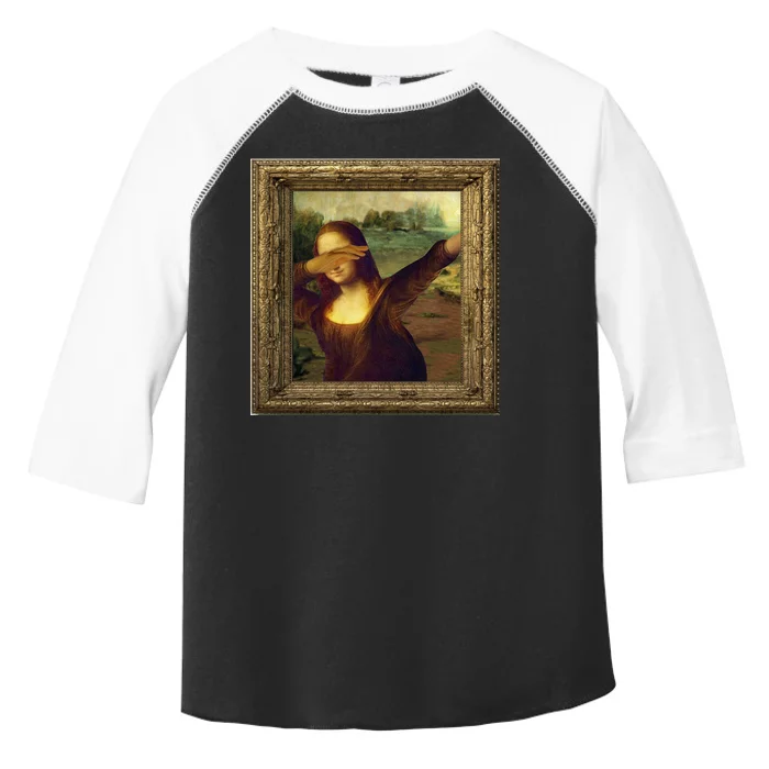 Dabbing Mona Lisa Toddler Fine Jersey T-Shirt