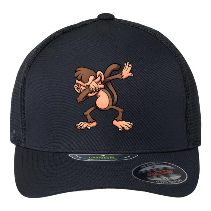 Dabbing Monkey Flexfit Unipanel Trucker Cap