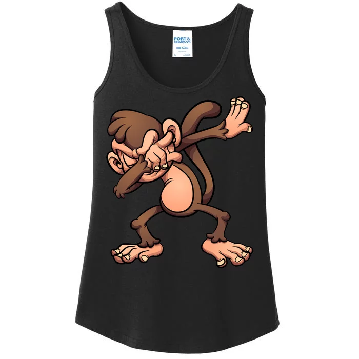 Dabbing Monkey Ladies Essential Tank