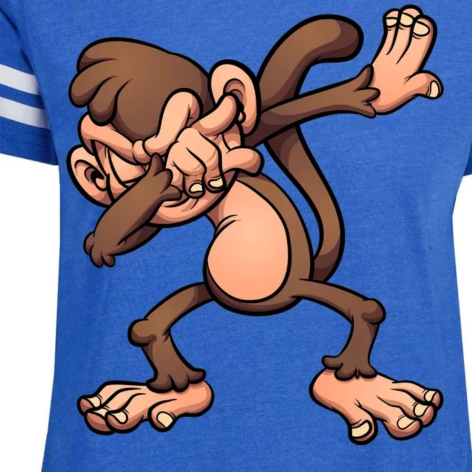 Dabbing Monkey Enza Ladies Jersey Football T-Shirt