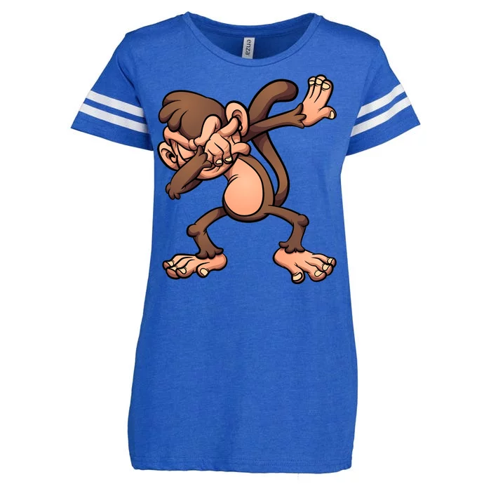 Dabbing Monkey Enza Ladies Jersey Football T-Shirt