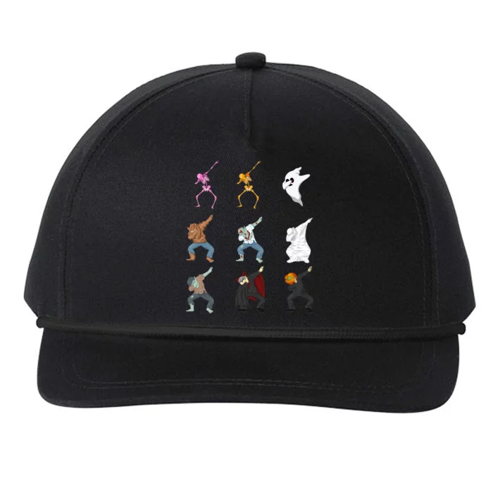 Dabbing Monsters Snapback Five-Panel Rope Hat