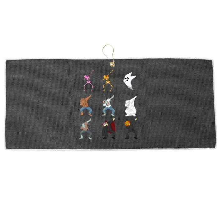 Dabbing Monsters Large Microfiber Waffle Golf Towel