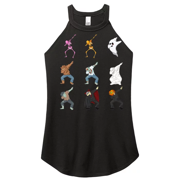 Dabbing Monsters Women’s Perfect Tri Rocker Tank