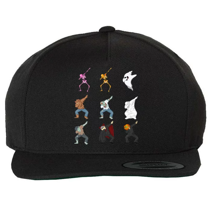 Dabbing Monsters Wool Snapback Cap