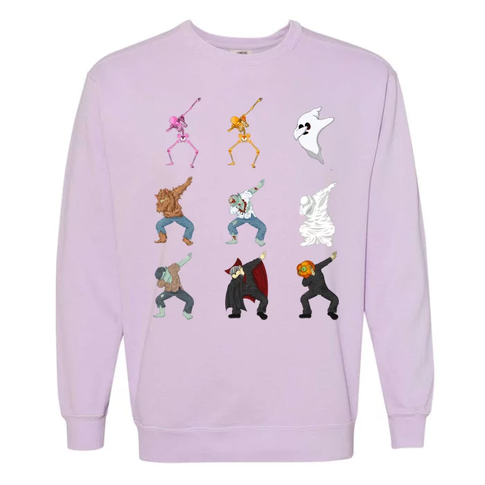 Dabbing Monsters Garment-Dyed Sweatshirt