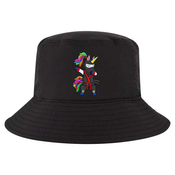 Dabbing ninja unicorn Cool Comfort Performance Bucket Hat