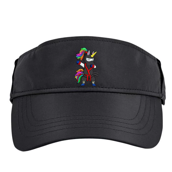 Dabbing ninja unicorn Adult Drive Performance Visor