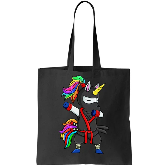 Dabbing ninja unicorn Tote Bag