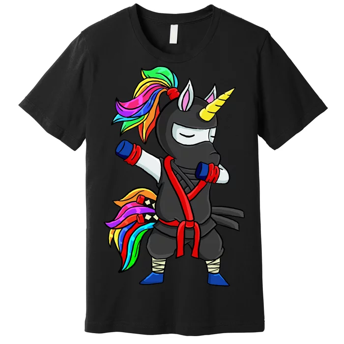 Dabbing ninja unicorn Premium T-Shirt