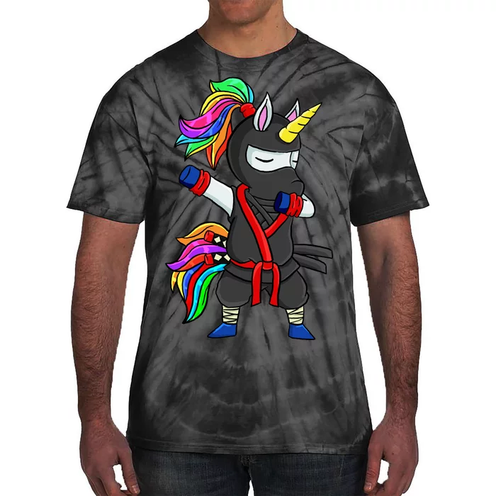 Dabbing ninja unicorn Tie-Dye T-Shirt