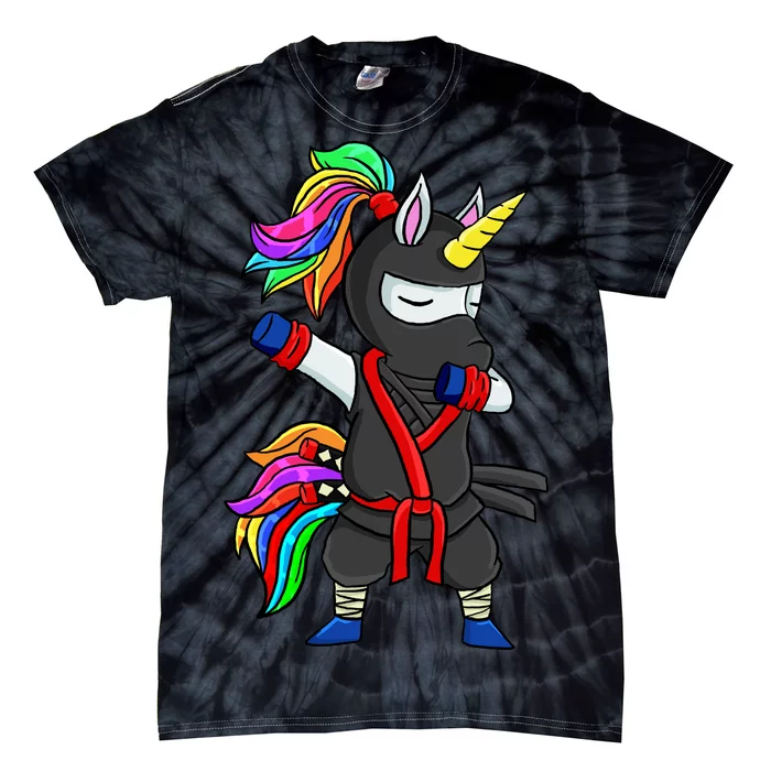 Dabbing ninja unicorn Tie-Dye T-Shirt