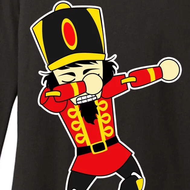 Dabbing Nutcracker Womens CVC Long Sleeve Shirt