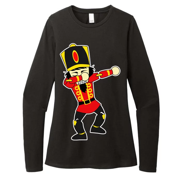 Dabbing Nutcracker Womens CVC Long Sleeve Shirt