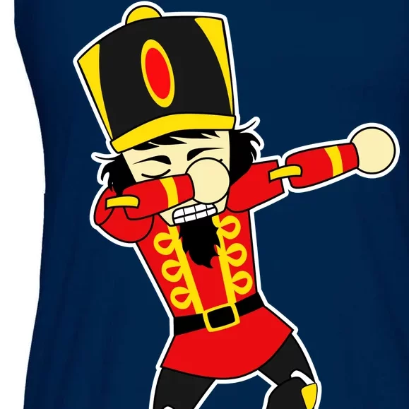 Dabbing Nutcracker Ladies Essential Flowy Tank