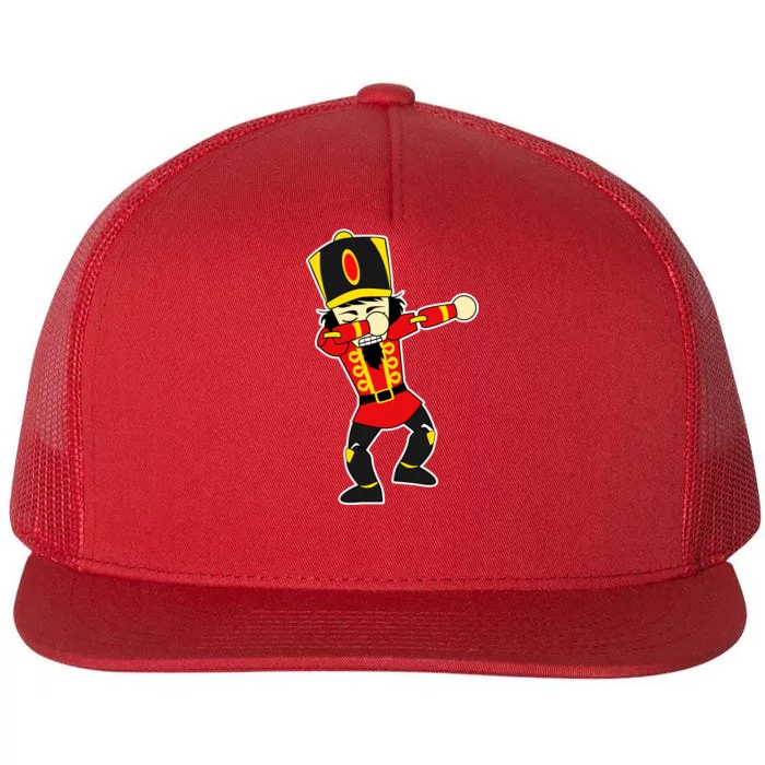 Dabbing Nutcracker Flat Bill Trucker Hat