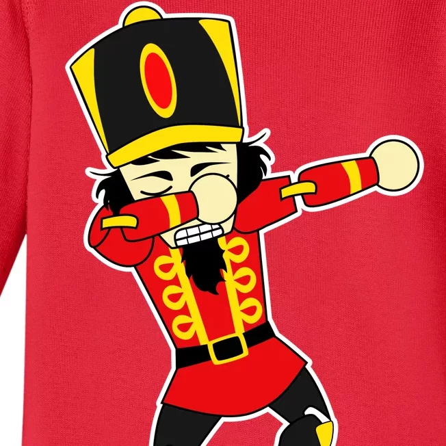 Dabbing Nutcracker Baby Long Sleeve Bodysuit