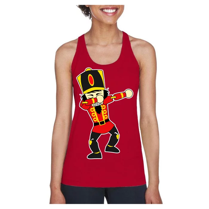 Dabbing Nutcracker Women's Racerback Tank