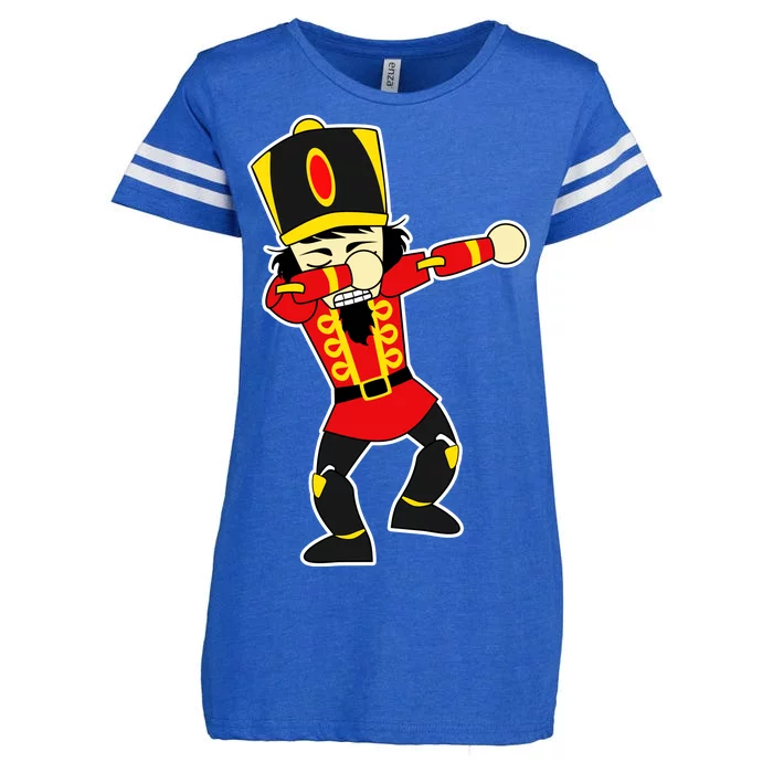 Dabbing Nutcracker Enza Ladies Jersey Football T-Shirt