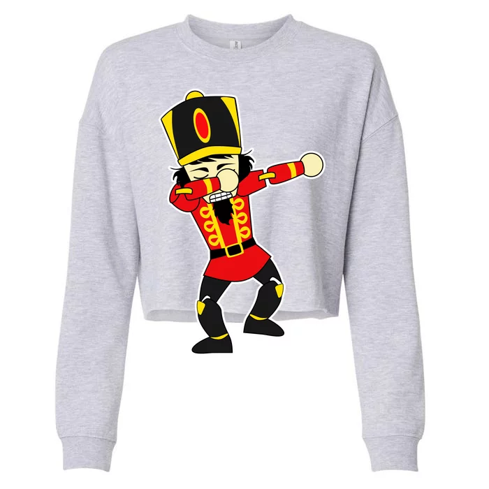 Dabbing Nutcracker Cropped Pullover Crew