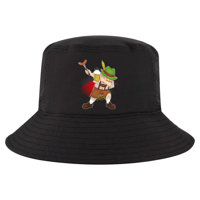 Dabbing Oktoberfest Guy Cool Comfort Performance Bucket Hat