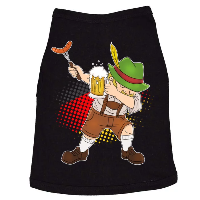 Dabbing Oktoberfest Guy Doggie Tank