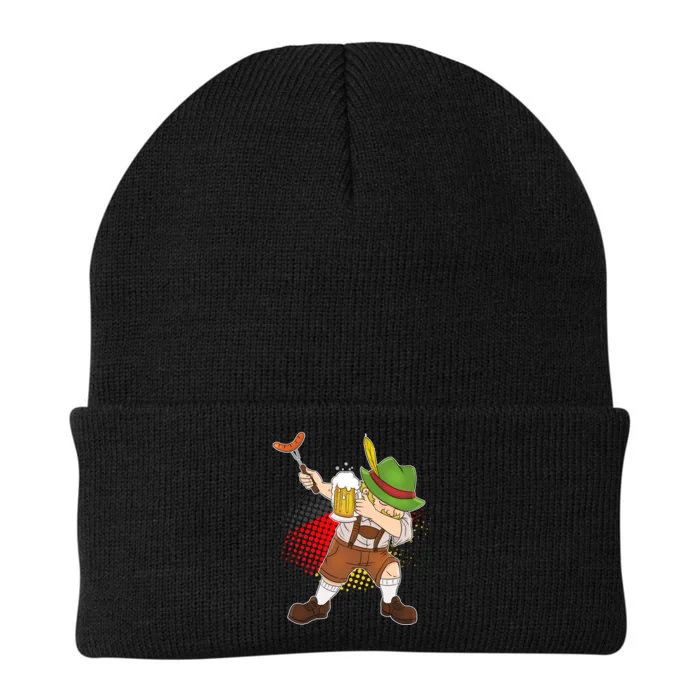 Dabbing Oktoberfest Guy Knit Cap Winter Beanie