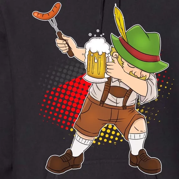 Dabbing Oktoberfest Guy Premium Hoodie