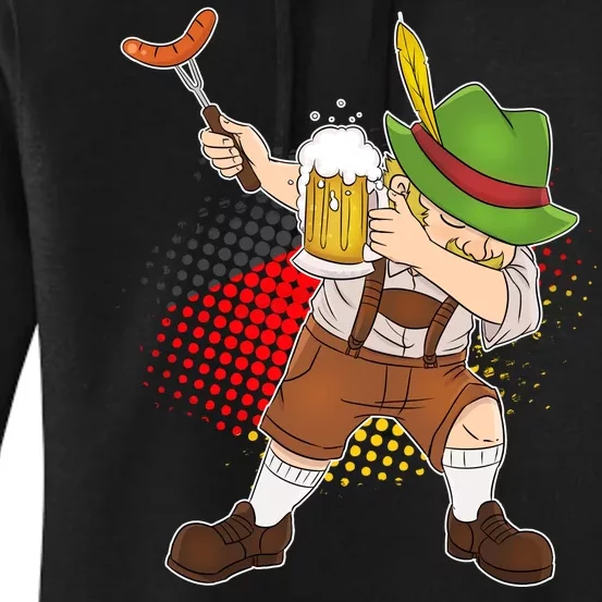 Dabbing Oktoberfest Guy Women's Pullover Hoodie