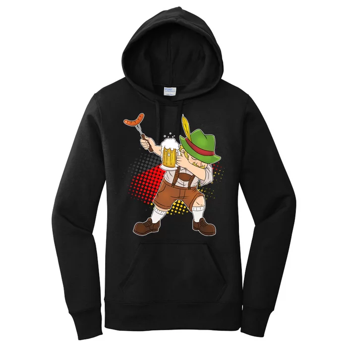 Dabbing Oktoberfest Guy Women's Pullover Hoodie