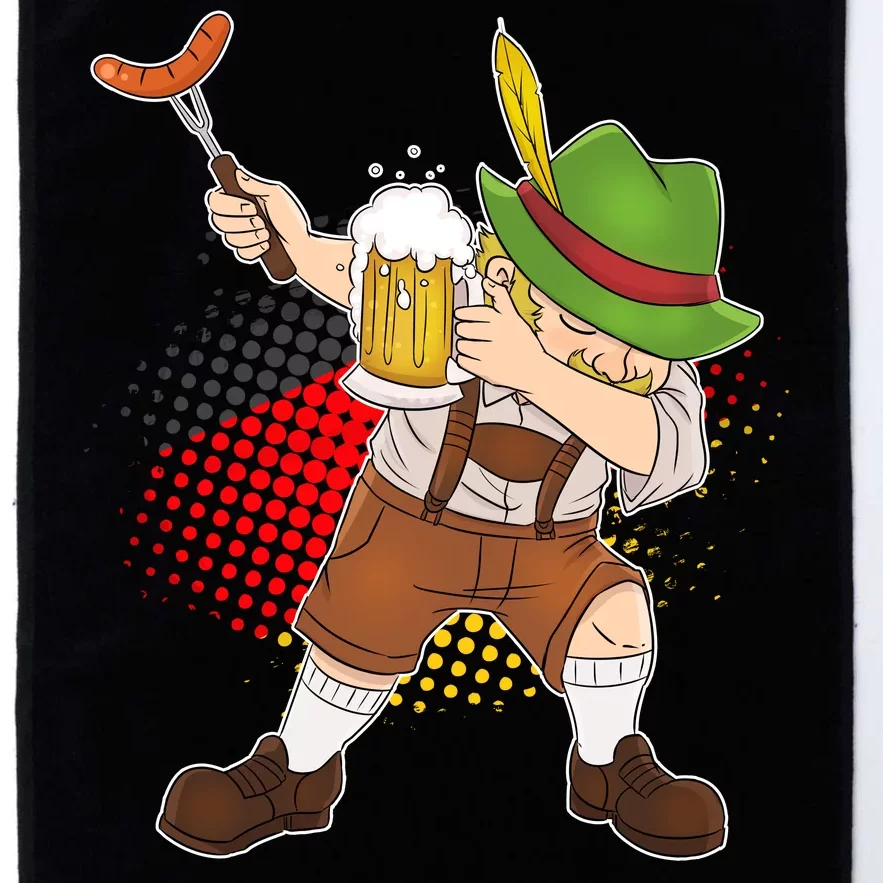 Dabbing Oktoberfest Guy Platinum Collection Golf Towel