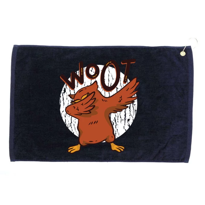 Dabbing Owl Woot Grommeted Golf Towel