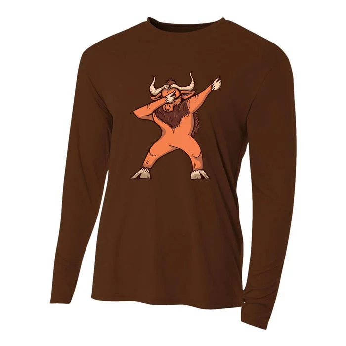 Dabbing Ox Cooling Performance Long Sleeve Crew