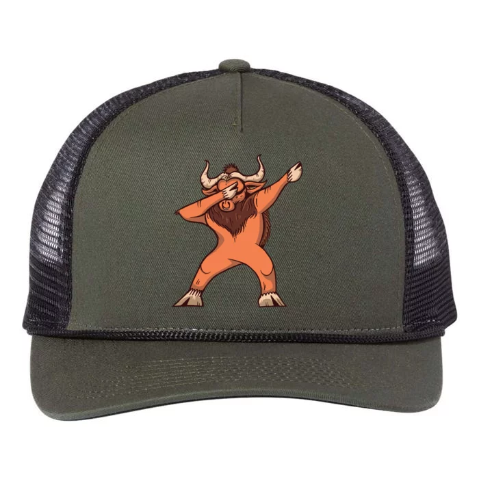 Dabbing Ox Retro Rope Trucker Hat Cap